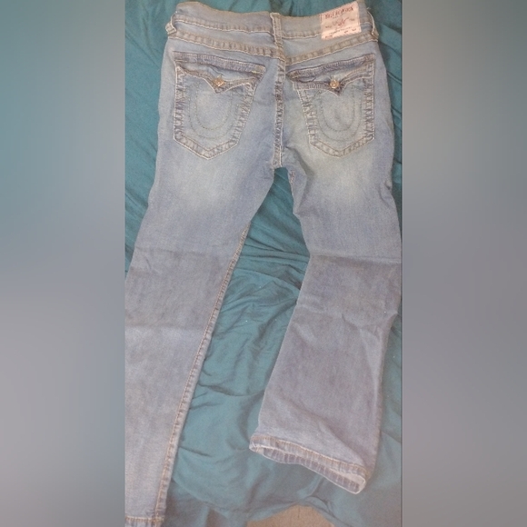 True Religion Classic Light Blue Denim Jeans - Picture 2 of 5